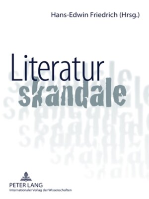 cover image of Literaturskandale